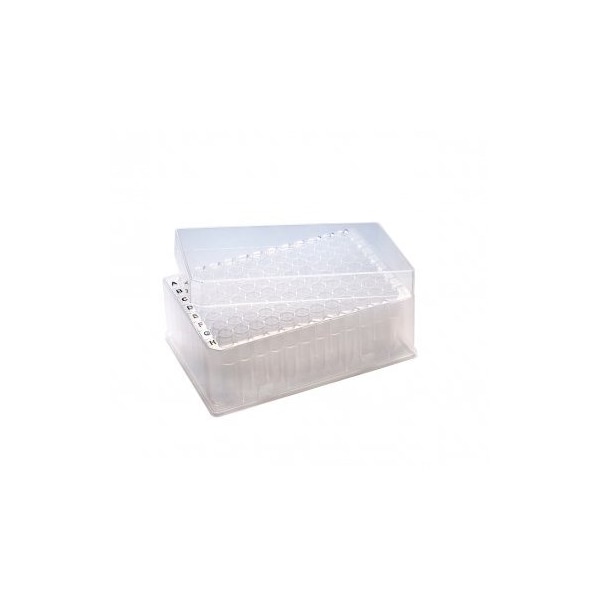 Scientific Specialties ClusterTubes, Racked Tubes w/Clear Lid, Single Tube, Sterile, 960/cs, 960PK 162532S - main